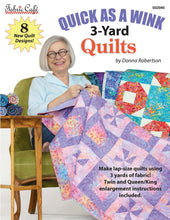 Load image into Gallery viewer, Quick As A Wink 3-Yard Quilts, by Donna Robertson from Fabric Cafe, # FC032040
