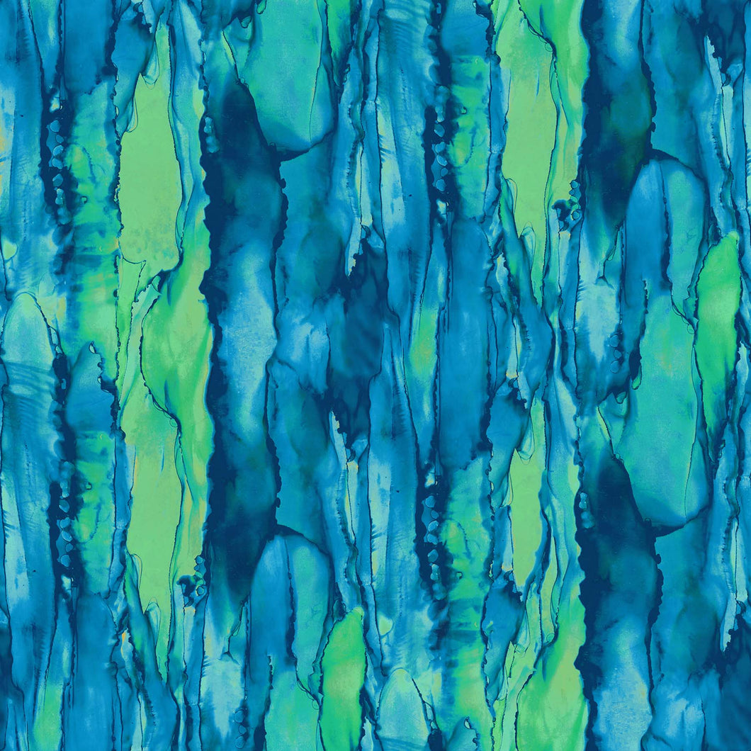 BLISS: Bold and Bright, Reflections Blue Lagoon DP23889-43 for Northcott Fabrics