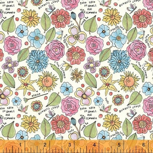 Potpourri Collection: SMELL THE FLOWERS Buttercream by Laura Heine