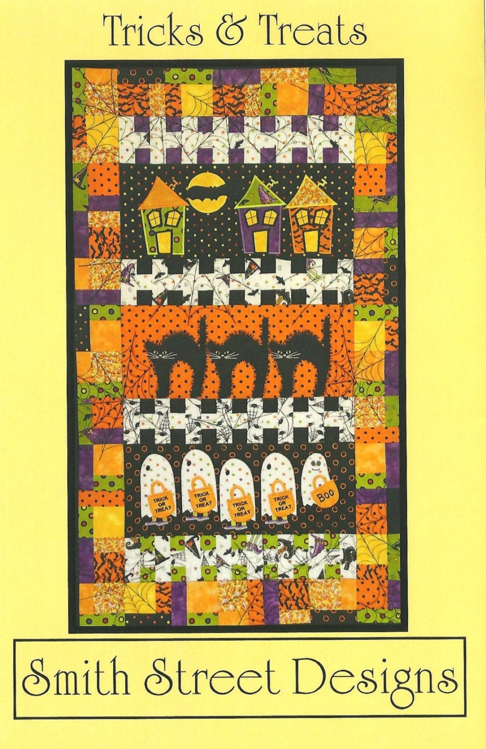 Embroidery Machine:  Smith Street Design, Tricks and Treats Pattern, by Kathleen Connor