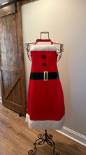 Load image into Gallery viewer, Christmas Red Santa Apron
