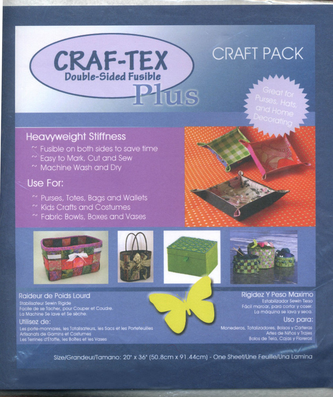 Craf-tex Plus Double Sided Fusible Non-Woven Heavyweight, # 437FB-20