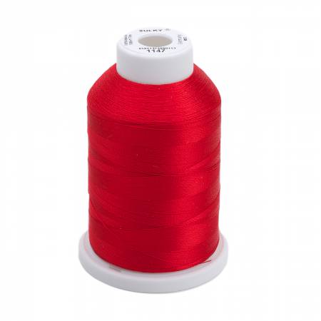 Rayon Thread 2-ply 40wt 1500yds Christmas Red 944-1147