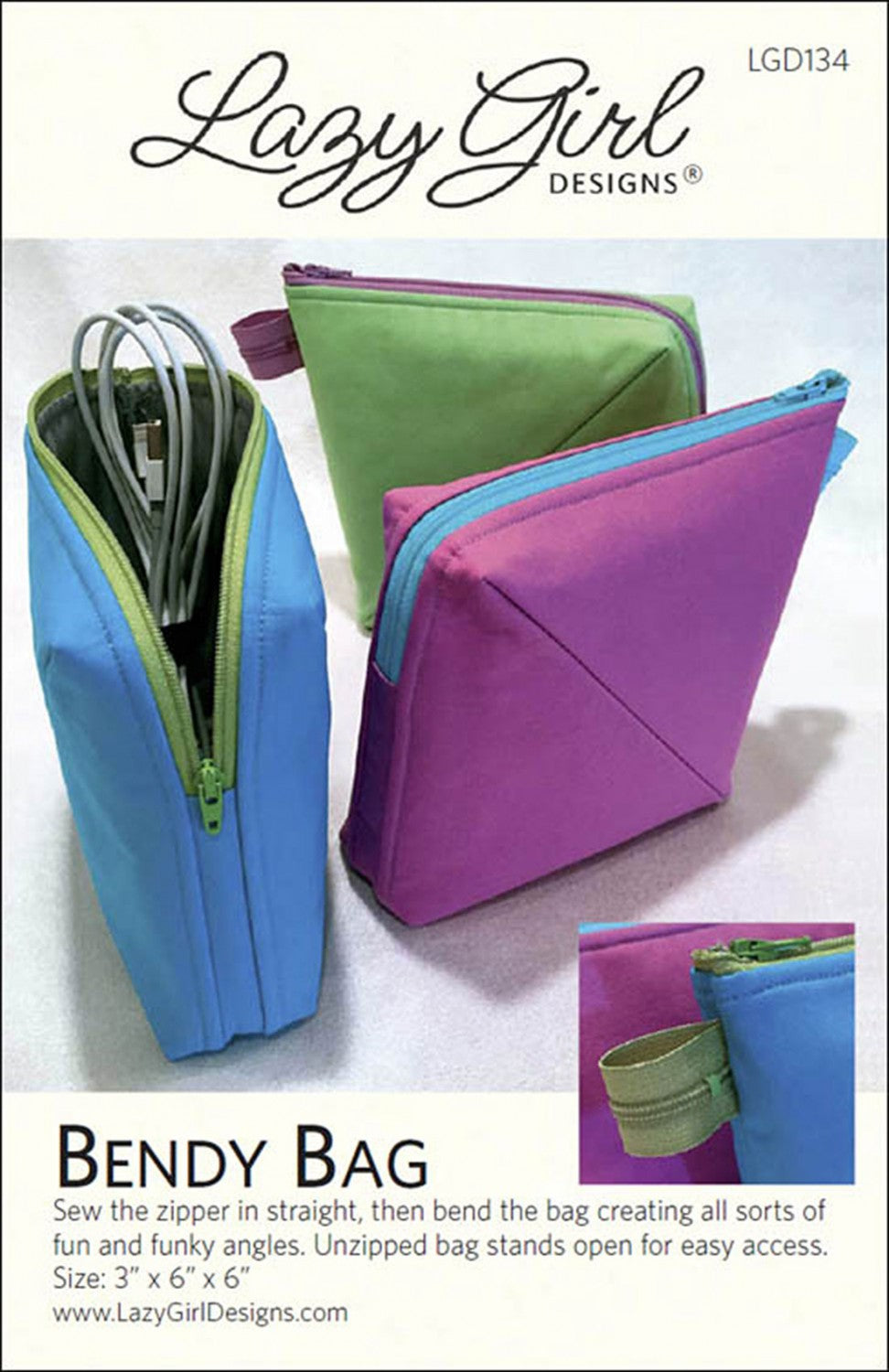 BENDY BAG from Lazy Girl Designs