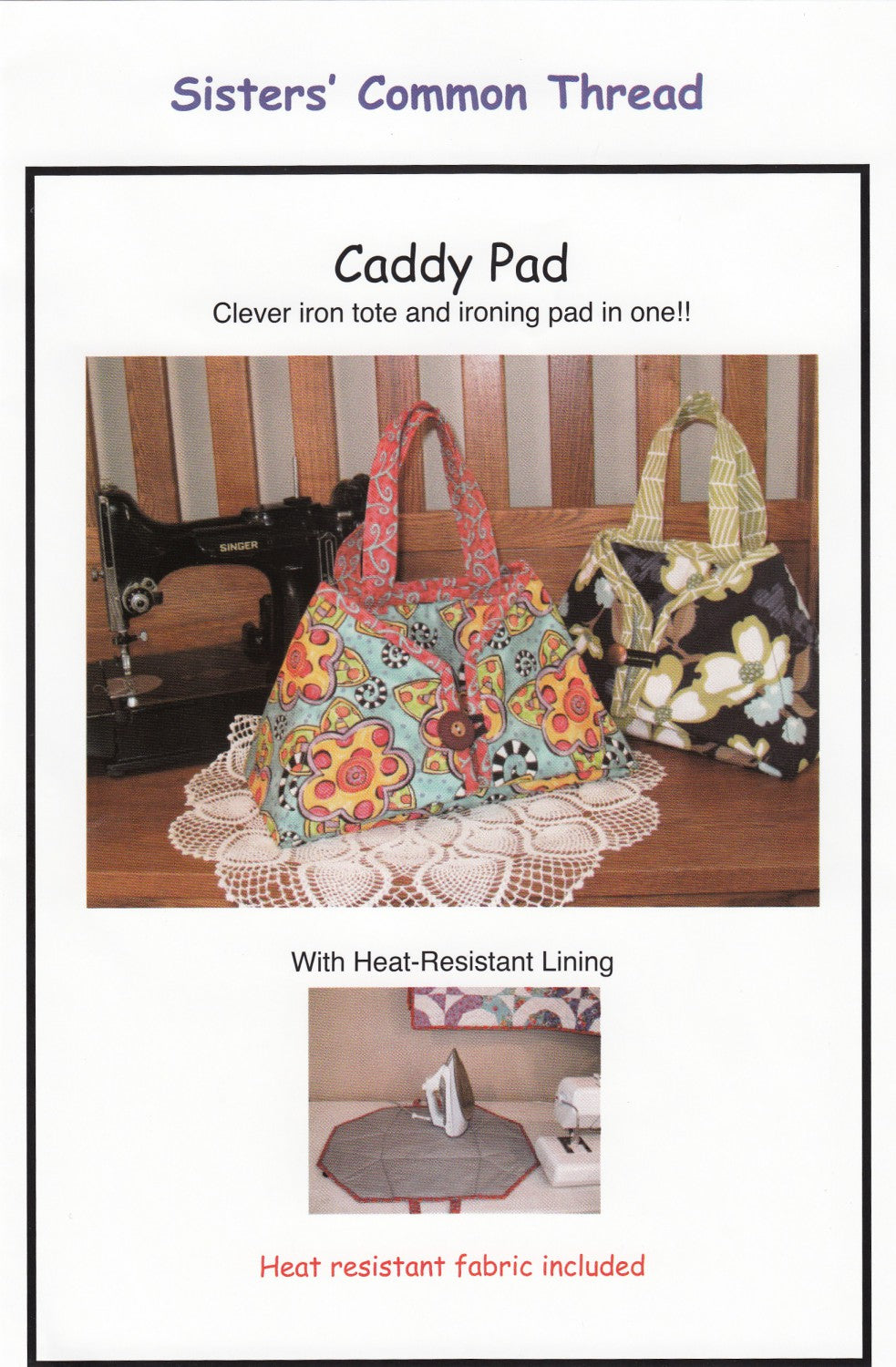 Caddy Pad Full Size, # SCT10103, from Sisters Common Thread
