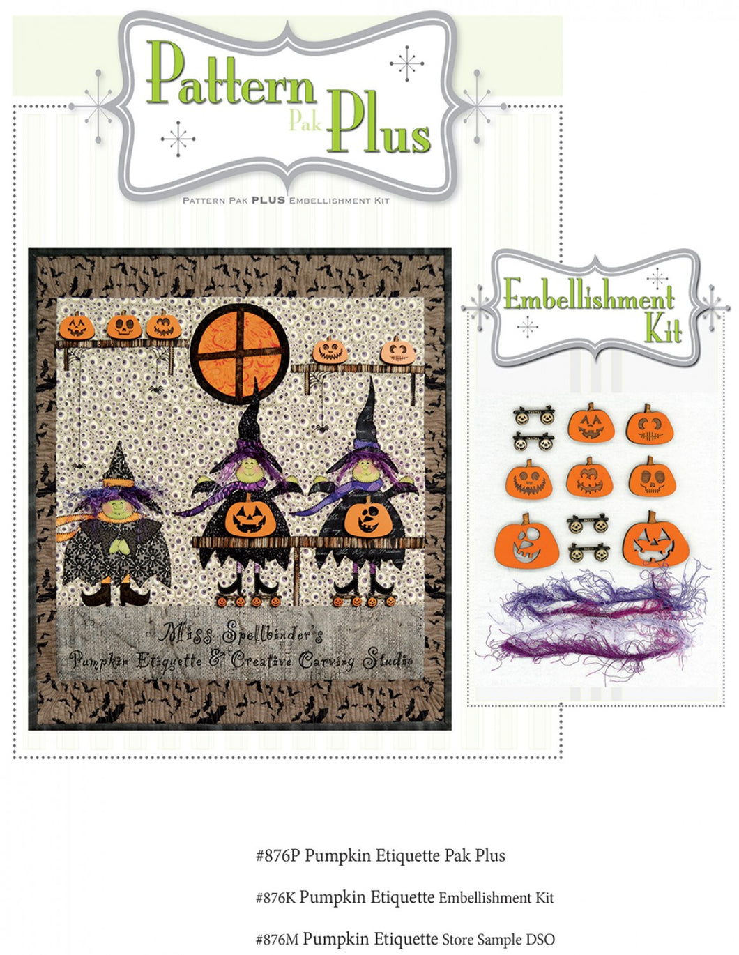 Pumpkin Etiquette Pattern Pak Plus