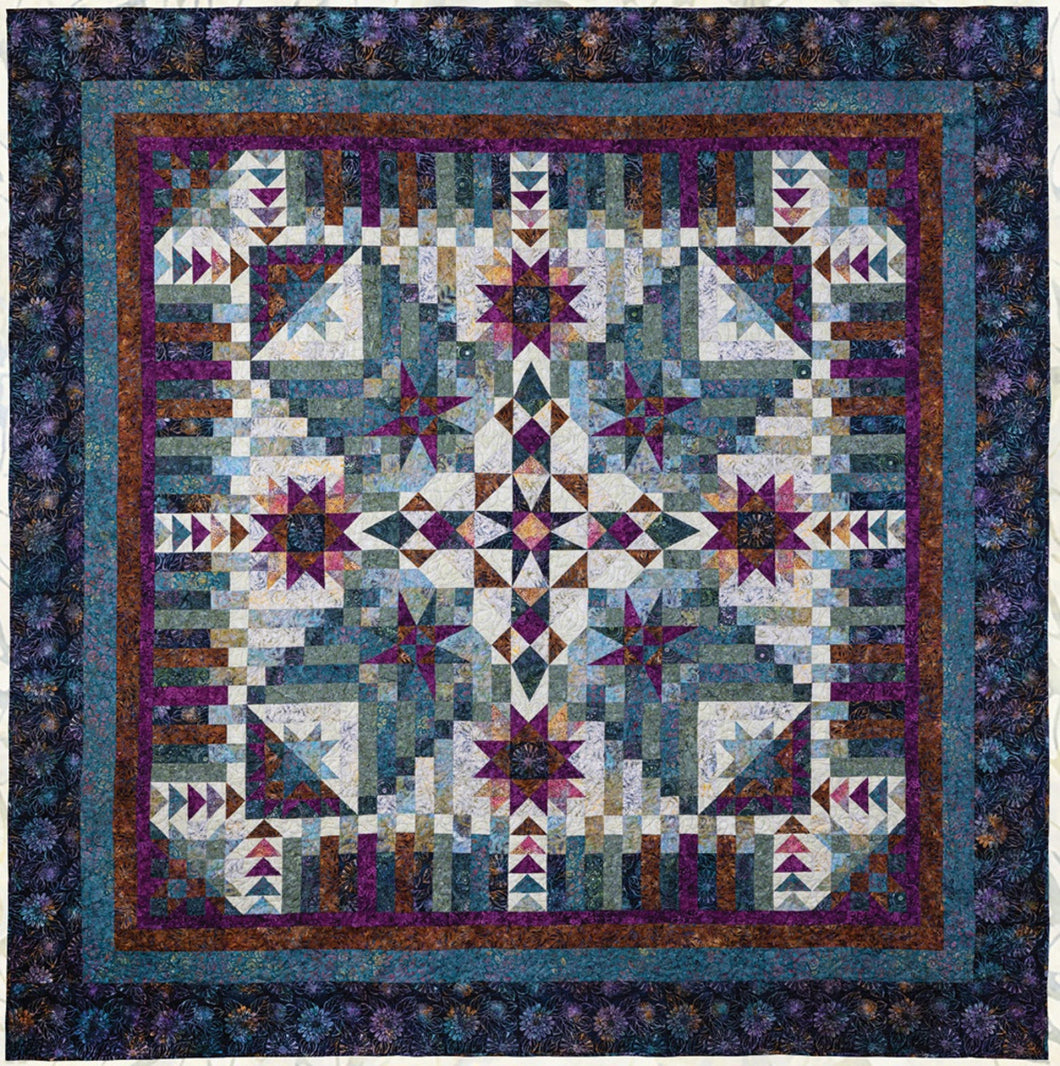 ARABELLA, designed by Wing and a Prayer, Batiks from Timeless Treasures
