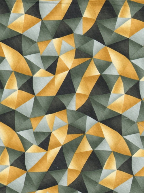 Modernist by Timeless Treasures Triangles Ochre