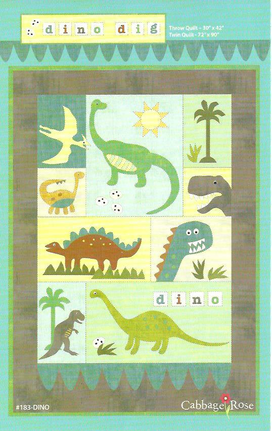 DINO designed by Barbara Brandeburg for Cabbage Rose Quilts