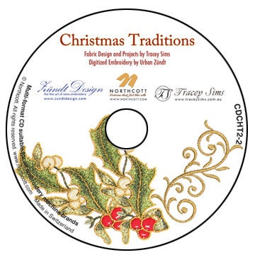 Embroidery Machine:  Christmas Traditions, cd